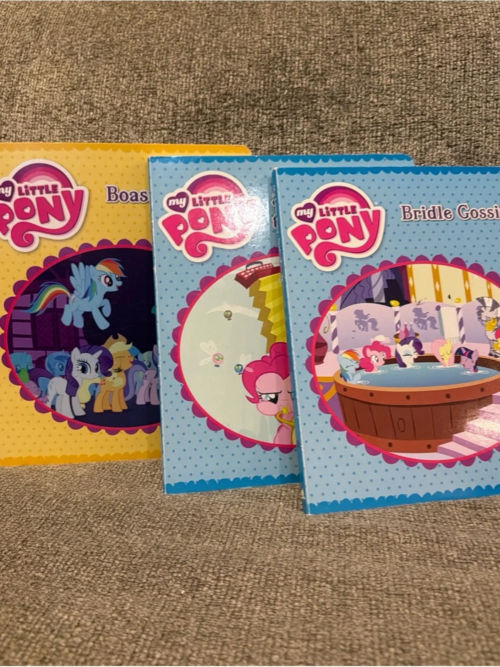 My Little Pony Set - 8 Board Books In Deluxe Slipcase Hardcover - Complete Set